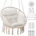 Macrame Hammock Hanging Swinging Chair by KROFEM