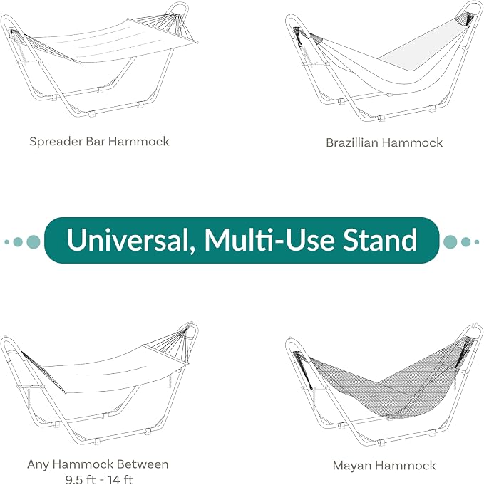 Sunnydaze Decor Universal Double Hammock Stand Only - Image 2