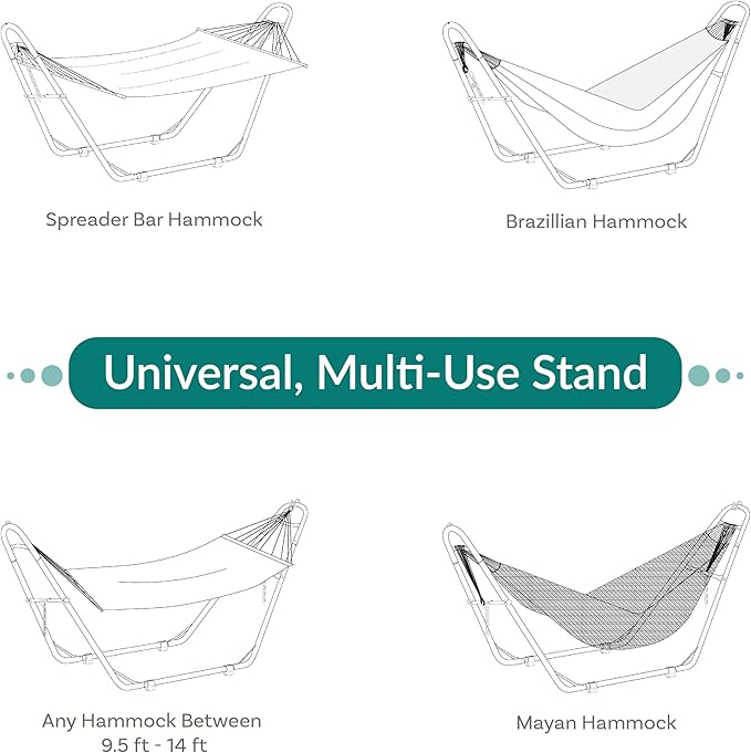 Sunnydaze Decor Universal Double Hammock Stand Only - Image 2
