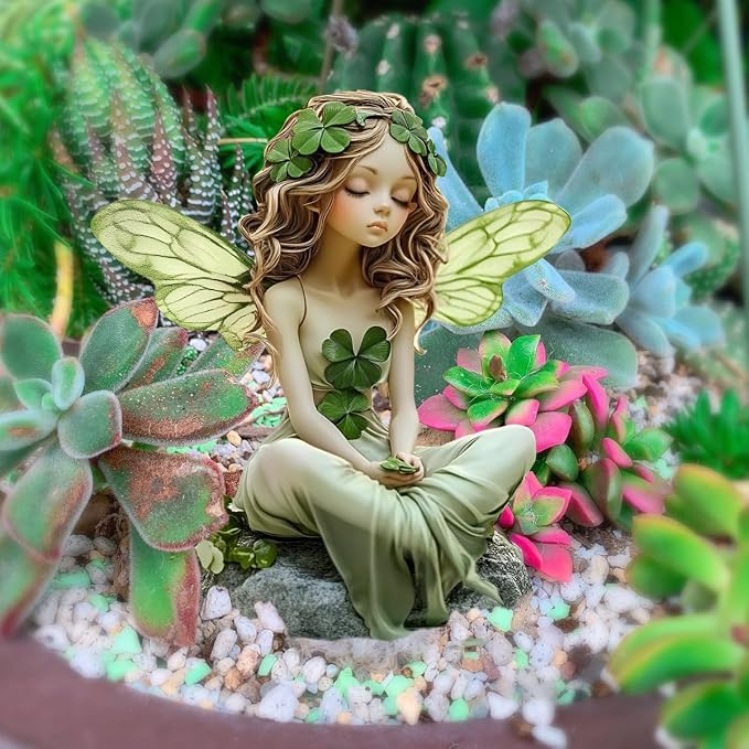 Fairy Garden Stake Decor, Acrylic 2D Garden Fairy Decoration, Fairy Garden by WGKOMEGE
