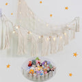 Large Stuffed Animal Hammock or Net, Macrame Boho Toy Hammock by badigo
