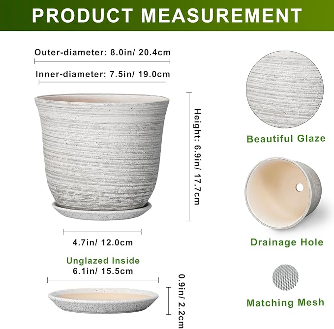 Ceramic Plant Pots - Image 2