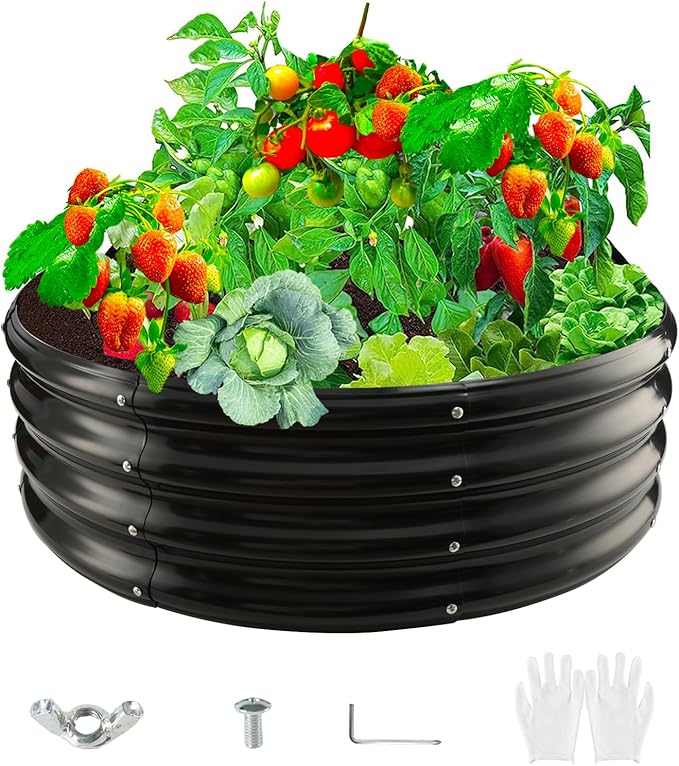 36-Inch Round Galvanized Steel Fire Ring/Fir Pit by zbzbml