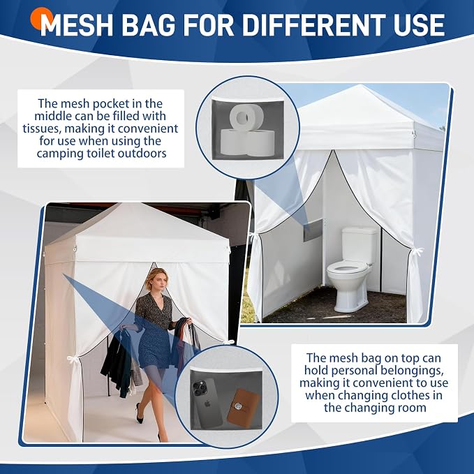 VINGLI 5x5 Pop Up Canopy Tent - Image 4