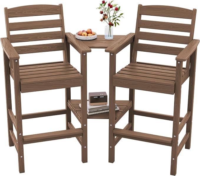 SERWALL Tall Adirondack Chairs Set of 2 by SERWALL