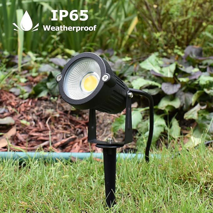 GSS6005 Plug in Spotlight Outdoor, 5W LED Landscape Spotlight 120V, 3000K Warm - Image 3