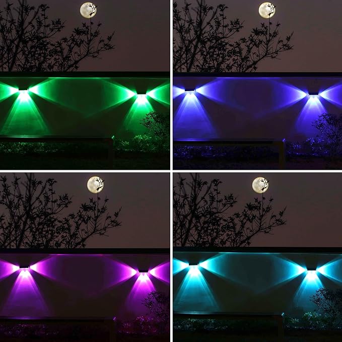 Solar Fence Lights 8 Pack Solar Fence Lights Outdoor - Image 8