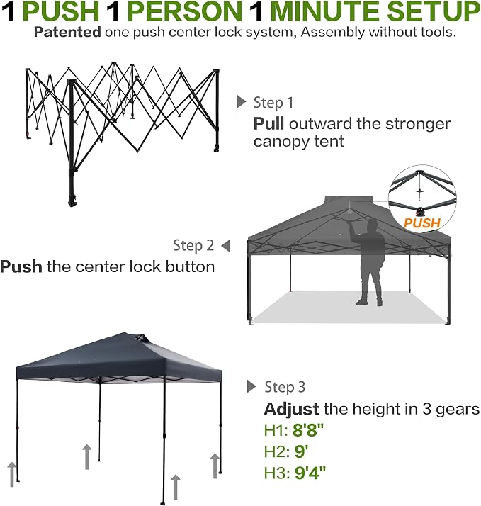 10'x10' Pop Up Canopy Tent - Image 4