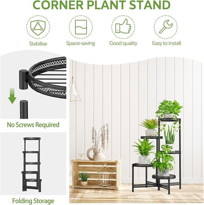 iDavosic.ly 5 Tier Large Plant Stand Indoor - Image 4