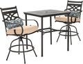 Hanover Montclair 3-Piece Outdoor High-Dining Set by Hanover