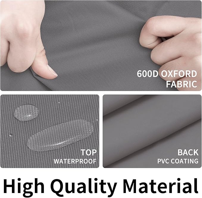 Easy-Going 600D Heavy Duty Rectangular Table Cover UV Resistant and Waterproof - Image 3
