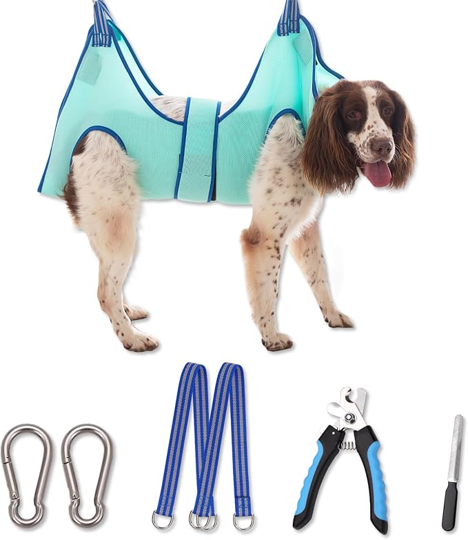 Dog Grooming Hammock, Hanging Harness Holder by Kkiimatt