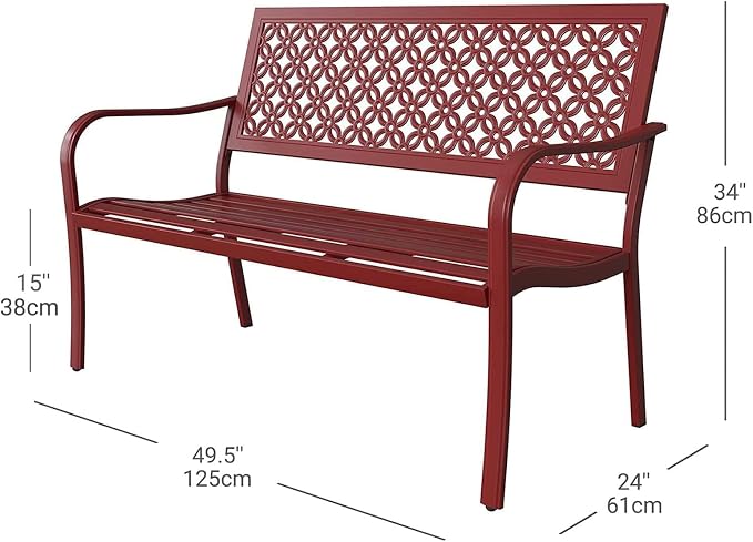 Grand patio Garden Bench, Outdoor Benches - Image 3