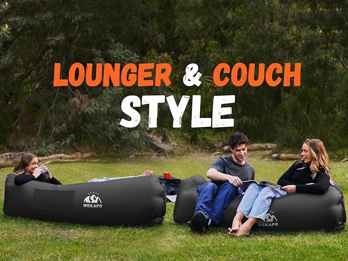 WEKAPO Inflatable Couch Air Lounger Chair - Image 7