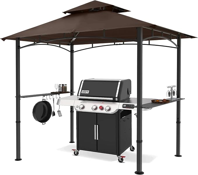 MASTERCANOPY 8 x 5 Grill Gazebo Outdoor BBQ Gazebo Canopy by MASTERCANOPY