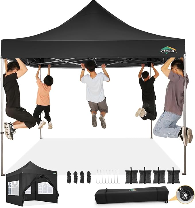 COBIZI 10x10 Pop Up Canopy Tent by COBIZI