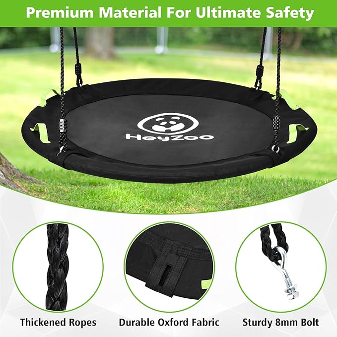 48 inch Tree Swing, Larger Saucer Flying Swing - Image 3