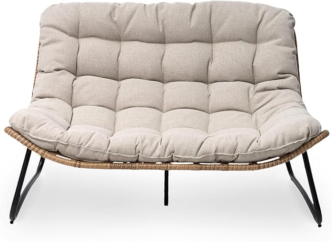 Crestlive Products Outdoor Loveseat 3PCS, Outdoor Sofa Set, All-Weather Boho - Image 7