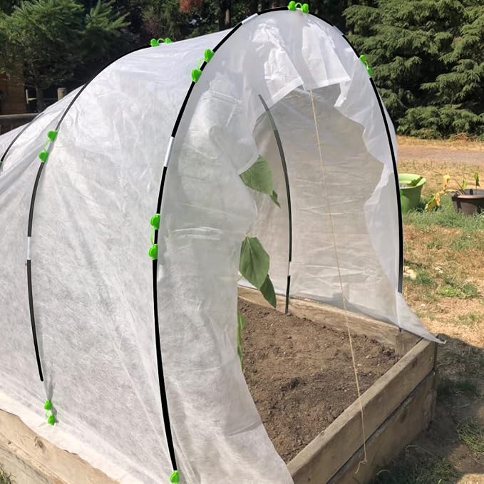 Greenhouse Hoops Grow Tunnel, 10 Sets of 7FT Garden Hoops - Image 5