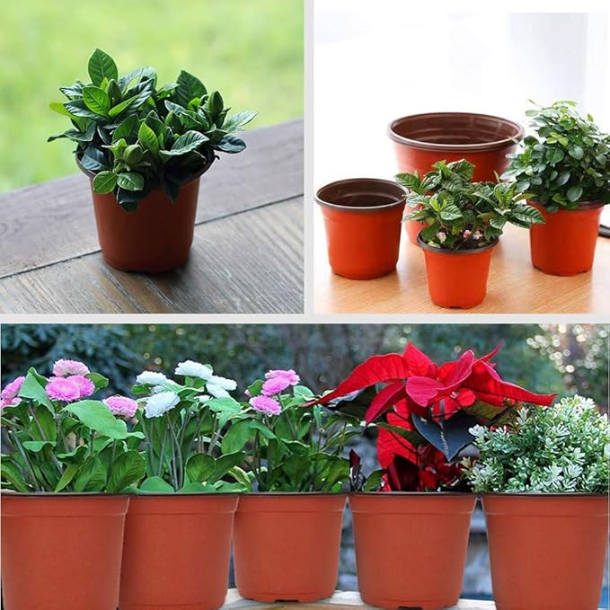 100 Pcs 3.5 Inch Plastic Seedlings Plants, Nursery Pots, Seed Starting Pot - Image 6