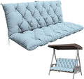 Porch Swing Cushion with Backrest, Waterproof Bench Cushion by Pakunoda