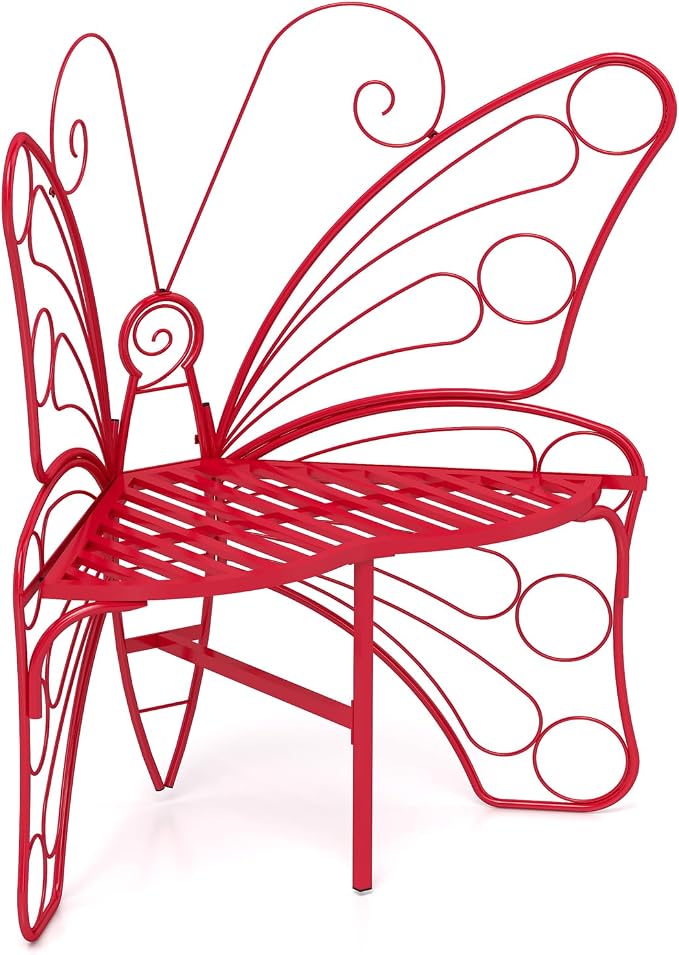 Butterfly Shaped Outdoor Bench, Garden Bench - Image 6