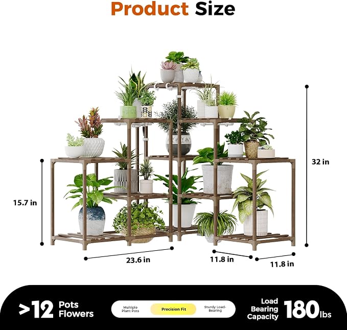 Bamworld Plant Stand with Grow Lights - Image 5