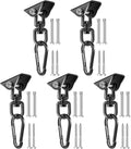 Hammock Hanging Kit, 360° Rotating Heavy Duty Swing Chair Hook 1200 lbs Capacity by QIWYMHW