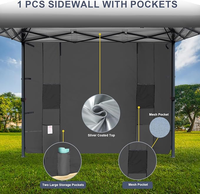 KAMPKEEPER 10x10 Easy Pop Up Canopy Tent - Image 5