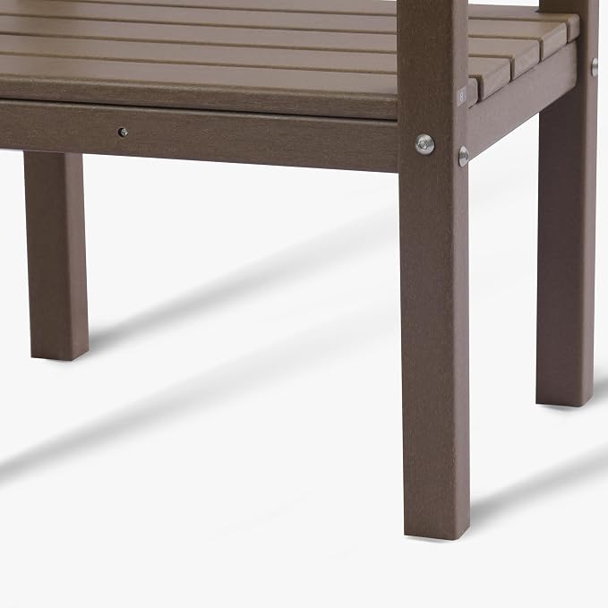 WestinTrends Malibu 36" Outdoor Adirondack HDPE 2-Tier Patio Side Table - Image 8