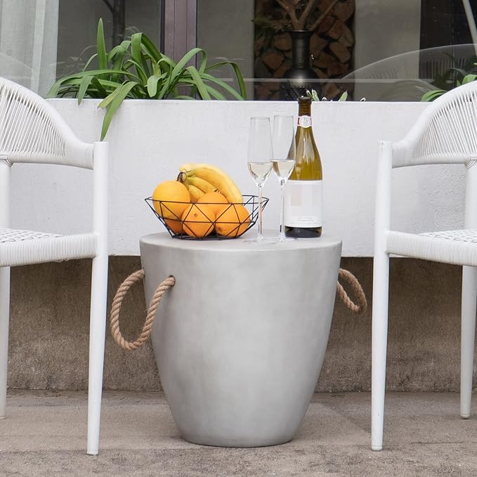 COSIEST Outdoor Shaped Side Table - Image 6