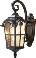 DEWENWILS Outdoor Wall Light Fixtures, Anti-Rust & Waterproof, Water Ripple by DEWENWILS