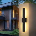 23.6inch Long Outdoor Modern LED Wall Light, 24W Warm White 120V Wall Mount by SIONLOM