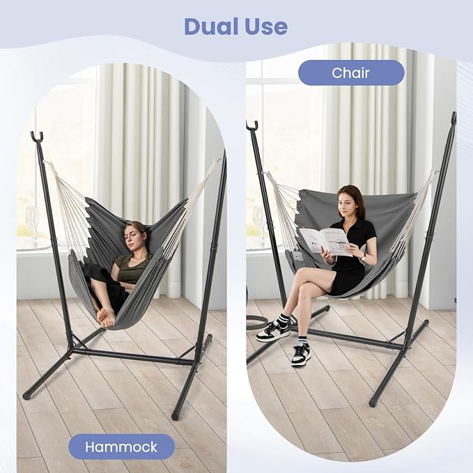 Tangkula Adjustable Hammock Chair - Image 9