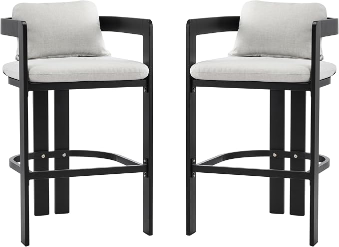 Christopher Knight Home Kimmy Outdoor Counter Height Bar Stools Set of 2 - Image 7