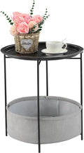 VECELO Round Side/End Table by VECELO