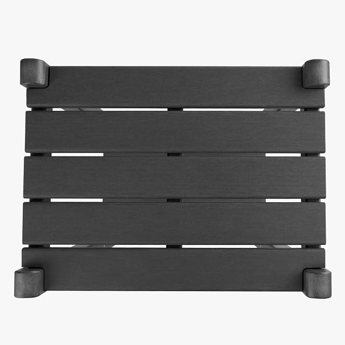 WestinTrends Malibu 36" Outdoor Adirondack HDPE 2-Tier Patio Side Table - Image 9