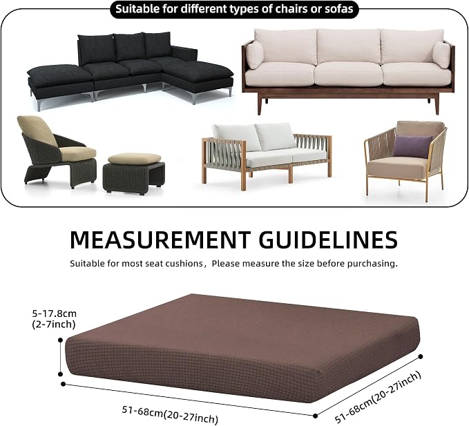 Outdoor Cushion Covers Set, Replacement - Image 2