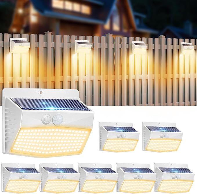 Peasur Solar Outdoor Lights, Motion Sensor Security Lights by Peasur