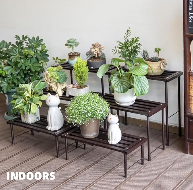 SBDSBD OUTEROOM Metal Plant Stand, Rust-proof Aluminum Flower Pot Stand - Image 7