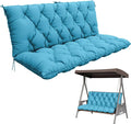 Porch Swing Cushion with Backrest, Waterproof Bench Cushion by Pakunoda