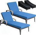 Patelai 2 Pcs Outdoor Chaise Lounge Cushions by Patelai