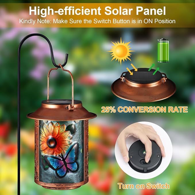 Butterfly Solar Lanterns Outdoor Waterproof, Birthday Gifts - Image 6