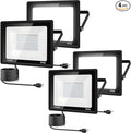 4Pack LED Flood Light Outdoor, 150W LED Work Light 15500lm by garageangle