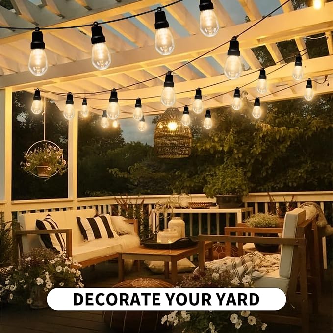 Outdoor String Lights 75FT, Outdoor Lights - Image 8
