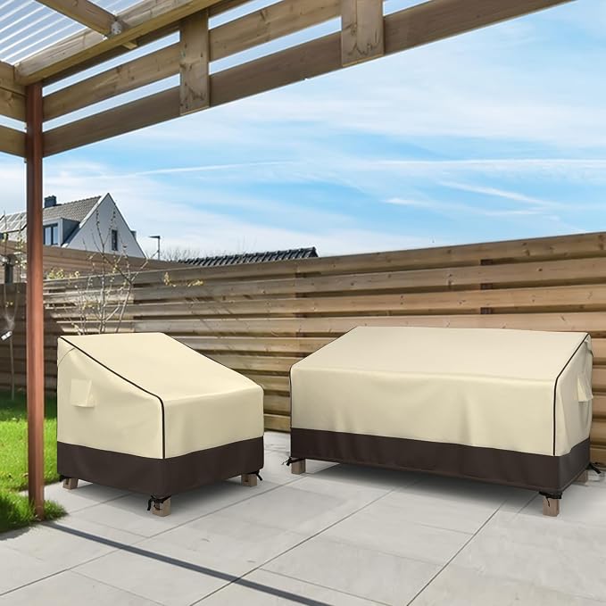 MR. COVER 3-Seater Outdoor Couch Cover Waterproof, 80 Inch Patio Furniture - Image 7