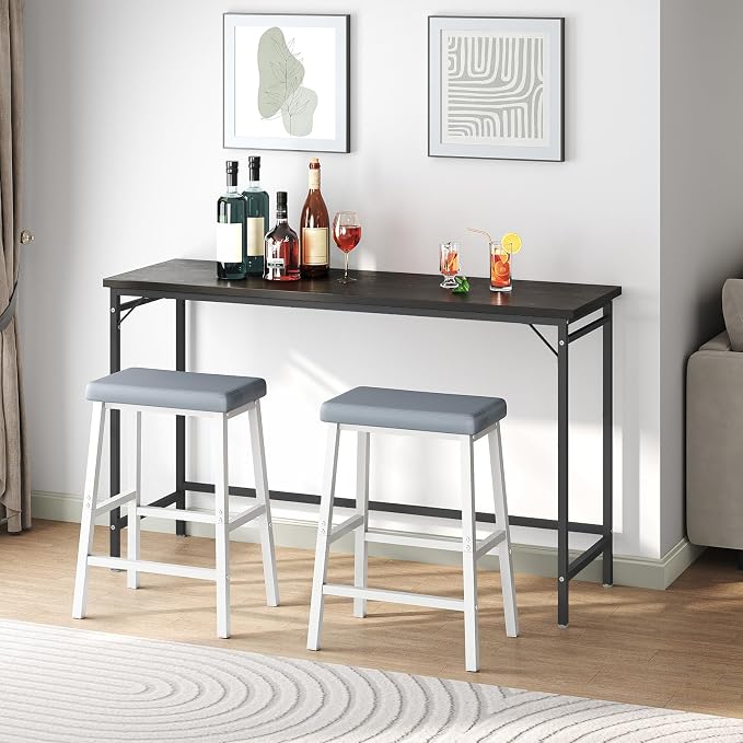 HOOBRO Bar Stools, Counter Height Bar Stools, 24 Inch Barstools - Image 6