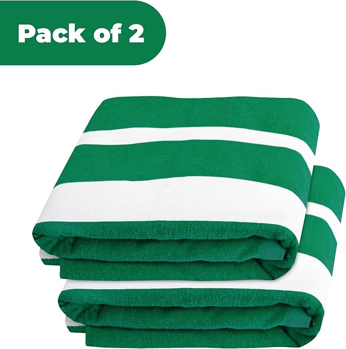 Superior Cabana Cotton Lounge Chair Cover, Outdoor Towel/Chaise Furniture Covers - Image 5