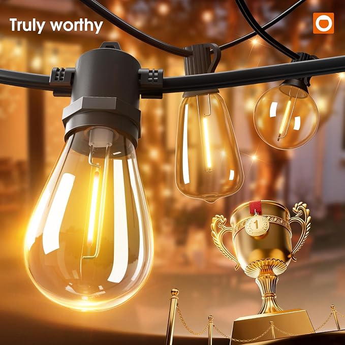 addlon 36FT LED Outdoor String Lights - Image 2