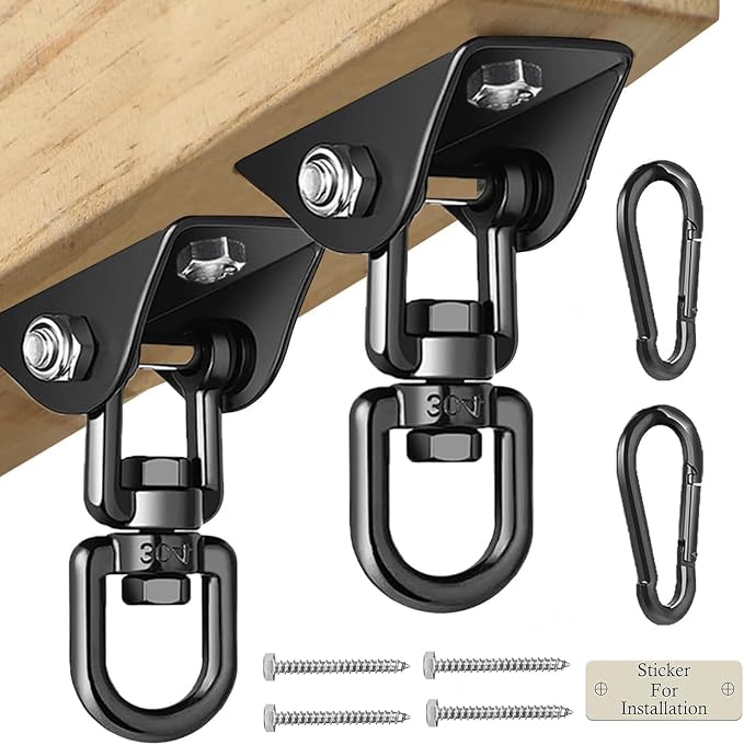 Heavy Duty Swing Hangers for Wooden Sets 2000 LB Capacity Hammock Hanger 360 by Aisto